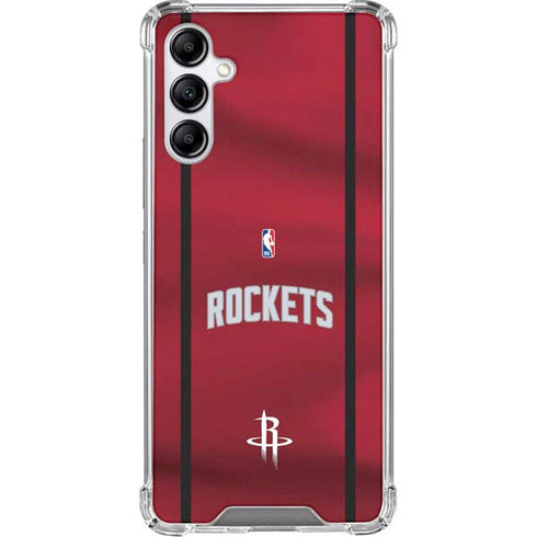 NBA Houston Rockets Jersey Galaxy A15 5G Clear Case